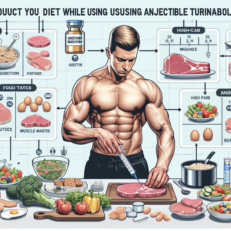 Cómo ajustar la dieta con Turinabol inyectable para definición
