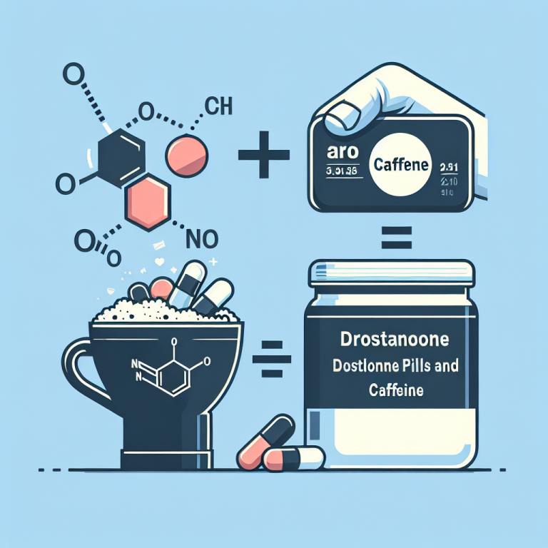 ¿Qué pasa al mezclar Drostanolone pastillas con cafeína?