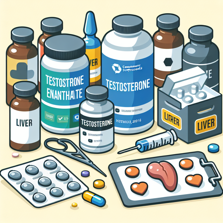 Qué suplementos hepáticos van mejor con Enantato de testosterona