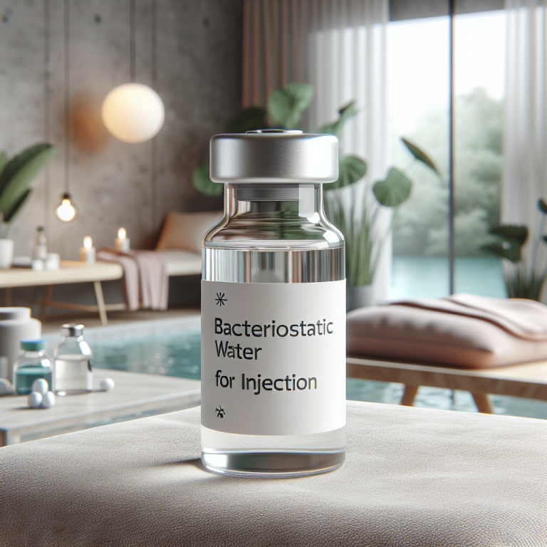 ¿Agua bacteriostática para inyección reduce el estrés físico?