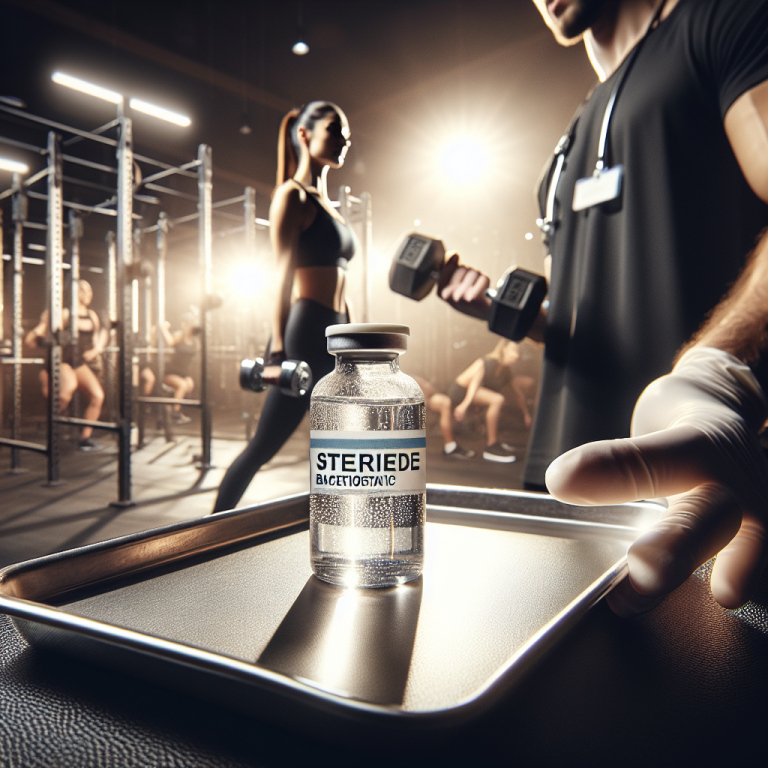 Agua bacteriostática para inyección y entrenamiento de alta intensidad