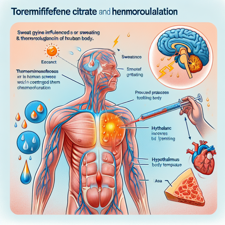 Cómo afecta Citrato de toremifeno a la sudoración y termorregulación Cómo afecta Citrato de toremifeno a la sudoración y termorregulación