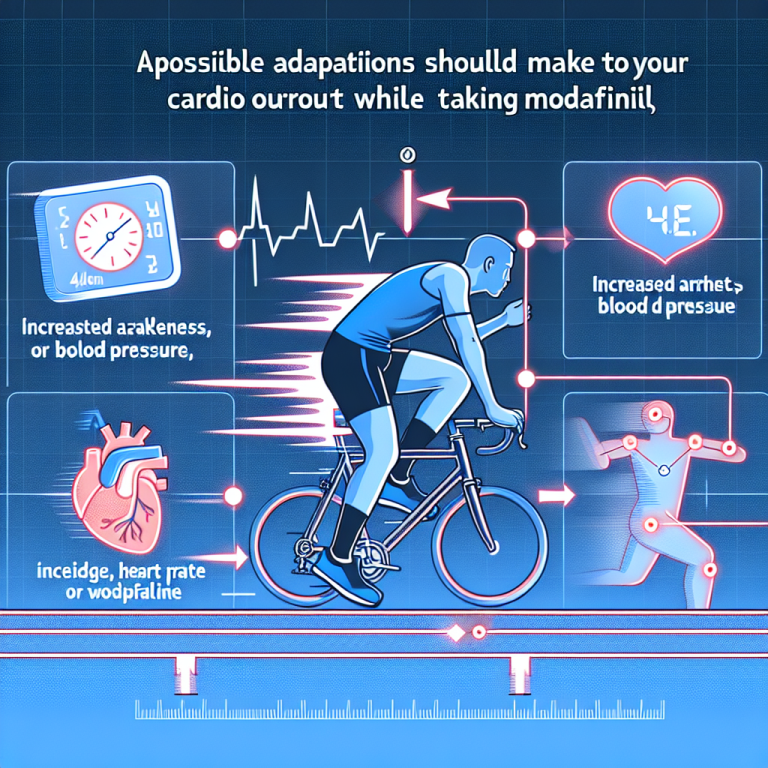 Qué adaptaciones hacer al cardio al tomar Modafinil (Provigil)
