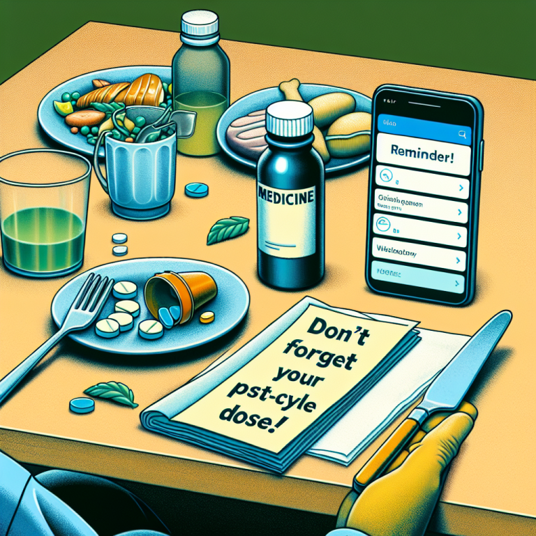 Qué hacer si se olvida una dosis de Terapia post-cíclica