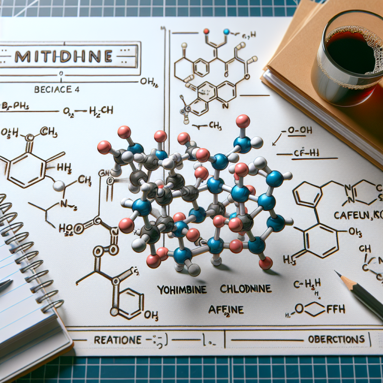 ¿Qué pasa al mezclar Yohimbine chlorine con cafeína?