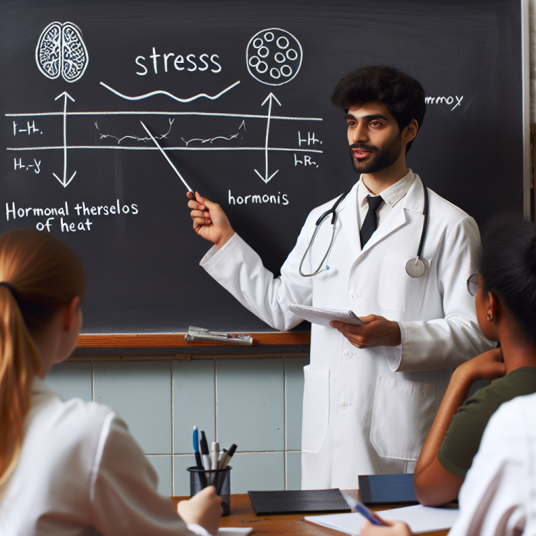 ¿Puede Estrés y equilibrio hormonal causar baja tolerancia al calor?