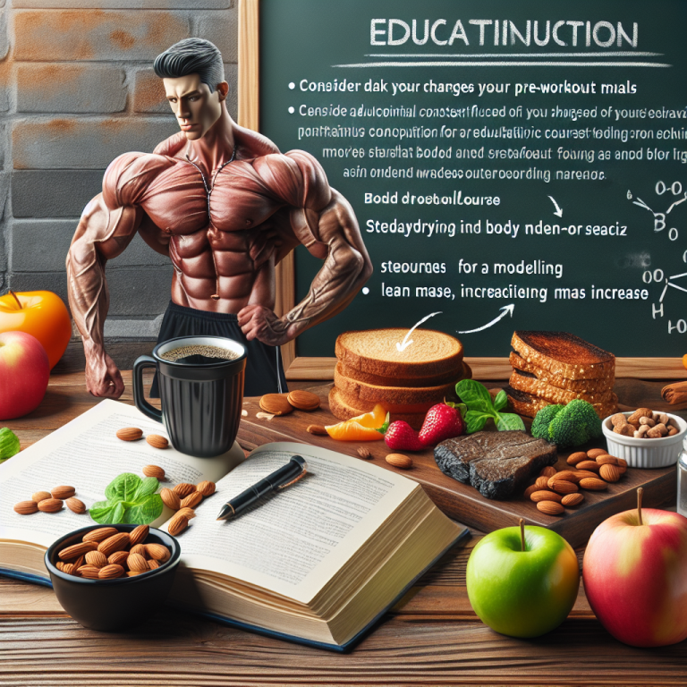 Qué ajustes hacer en tus comidas pre-entreno con Cursos de esteroides para secado y modelado corporal (aumento de masa magra)