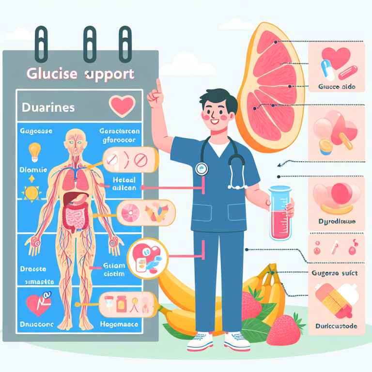 Qué vitaminas potenciarán los efectos de Apoyo a la glucosa