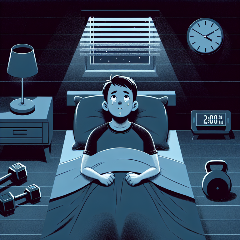 Cómo ajustar el entrenamiento si Pre-Entrenamiento produce insomnio