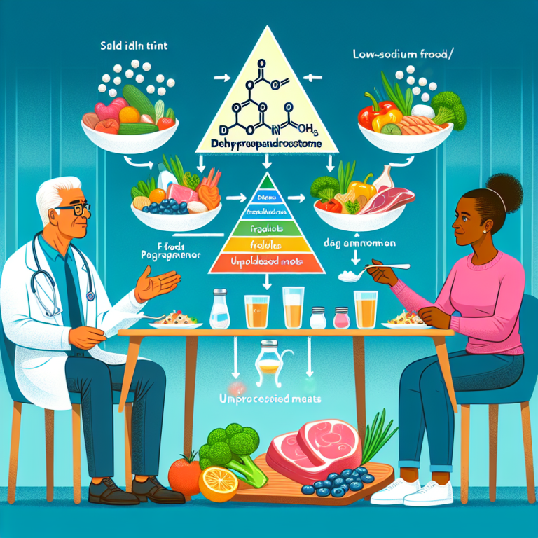 Cómo ajustar la ingesta de sal al usar Dehydroepiandrosteron