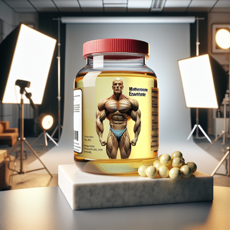 Enantato de metenolona en preparación para sesiones fotográficas